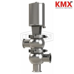 SSV Series Single Seat Valve, Divert LL Body, Clamp, Double Acting Actuator (Air-To-Air) D05A10C3PV