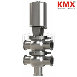 SSV Series Single Seat Valve, Divert TT Body, Clamp, Double Acting Actuator (Air-To-Air) D08A15C3EV
