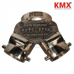 Double Clapper Siamese Connection Back Outlet DCS4025F-P