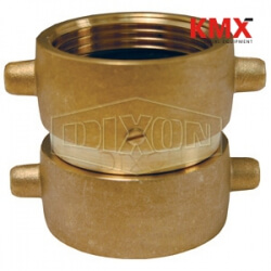 Double Female Swivel Pin Lug Brass DFP2525F