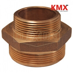 Double Male Hex Nipple Brass DMH1025F