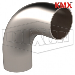 Weld 90° Elbow with Tangents DVF-C075G1R