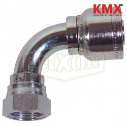 Nominal Smooth Bore PTFE Hose 90° FJIC Fitting FJC90-04-04