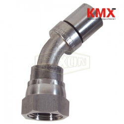 Nominal Smooth Bore PTFE Hose 45° FJIC Fitting FJS45-03-03