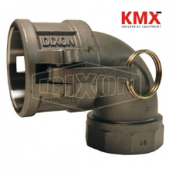 Cam & Groove 90° Type D Coupler x Female NPT Elbow 100D-90SS