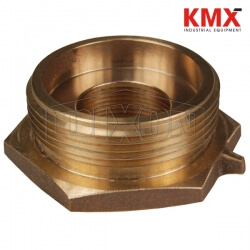 Female to Male Hex Nipple Brass FM15F15T