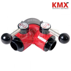 Aluminum 2-Way Ball Valve Female Swivel Inlet FMBV25F15F