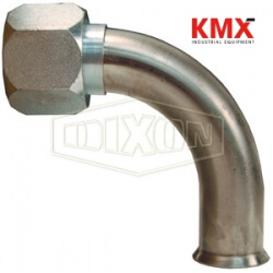 90° Elbow Female Weld End Metal Hose Fitting FMF1500-90