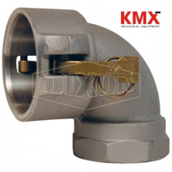 Cam & Groove 90° Type D Coupler x Female NPT Elbow 150D-90AL
