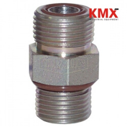 Male Flat Face x Male SAE O-ring Boss Connector FS6400-4-4