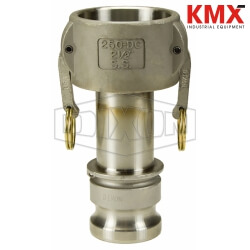 Dixon® Cam & Groove Jump Size Coupler x Adapter (Type DA) 1510-DA-SS