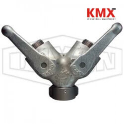 Forestry Grade Aluminum 1/4 Turn Ball Type Wye Valve FWV15F15F