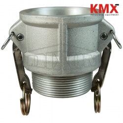 Global Cam & Groove Type B Coupler x Male NPT G100-B-AL