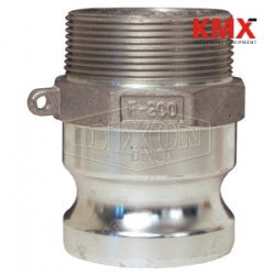 Global Cam & Groove Type F Adapter x Male NPT G200-F-AL