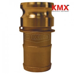 Global Cam & Groove Type E Adapter x Hose Shank G250-E-BR