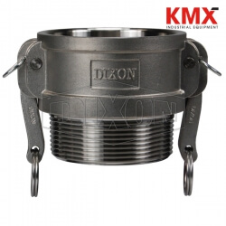 Global Cam & Groove Type B Coupler x Male NPT G300-B-SS