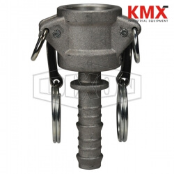 Global Cam & Groove Type C Coupler x Hose Shank G50-C-AL