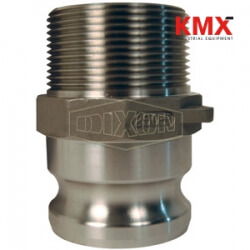 Global Cam & Groove Type F Adapter x Male NPT G50-F-SS