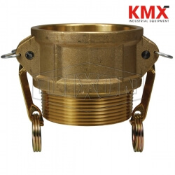 Global Cam & Groove Type B Coupler x Male NPT G500-B-BR