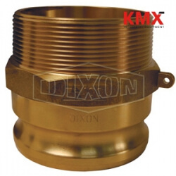 Global Cam & Groove Type F Adapter x Male NPT G500-F-BR