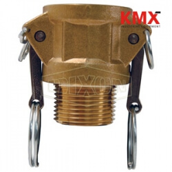 Global Cam & Groove Type B Coupler x Male NPT G75-B-BR