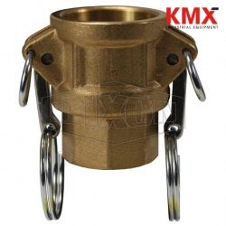Global Cam & Groove Type D Coupler x Female NPT G75-D-BR