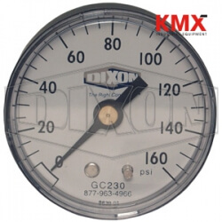 ABS Standard Dry Gauge Center Back Mount GC610