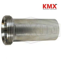 Threaded Bevel Seat Tygon® Hose Adapter 15AHT-G400