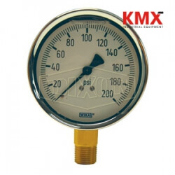 Brass Liquid Filled Gauge Lower Mount GLBR600-4