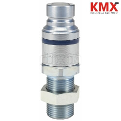 DQC HT-Series Correct Connect™ Flushface Male Threaded Bulkhead Coupler HT4RB6