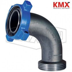 One-Piece Female x Male Hammer Union 80° Elbow Adapter HUMF20640080