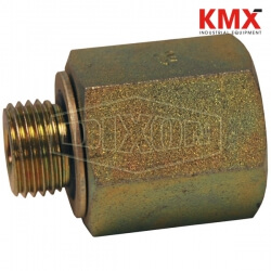 Female NPTF Pipe x Male Metric Parallel Thread M7455-8-16