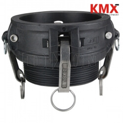 Polypropylene Cam & Groove Type B Coupler x Male NPT PPB400