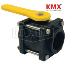 Polypropylene Compact Bolted Ball Valve Female PVFPS200