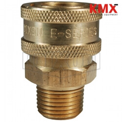 DQC E-Series Straight Through Interchange Male Coupler- Retail Package PW-3EM3-B