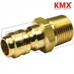 DQC E-Series Straight Through Interchange Male Plug- Retail Package PW-E3M3-B