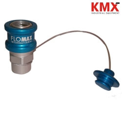 FloMAX R Series Coolant Nozzle R-CN-P, Teal with plug R-CN-P