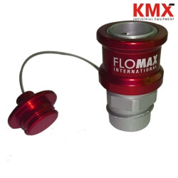 FloMAX R Series Engine Oil Nozzle R-EN-P, Red with plug R-EN-P