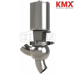 SSV Series Single Seat Valve, Shut-Off Y Body, Weld, Double Acting Actuator (Air-To-Air) S03A15B3EV