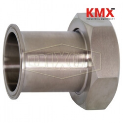 Clamp x Plain Bevel Seat Adapter with Hex Nut 17MP-14-G200