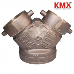 Single Clapper Siamese Connection Back Outlet SCS4025F