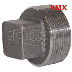 NPT Threaded Square Head Plug SHP100FS