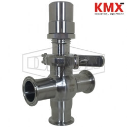Dixon Sanitary Pressure Relief Valve T Style SPR-TCV1A150
