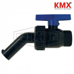 Polypropylene 45° Single Union Nozzle Valve SUBVN100