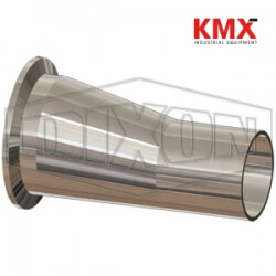 BioPharm Clamp x Weld Eccentric Reducer T32M-100075PL