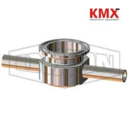 BioPharm Weld x Weld x Clamp Instrument Tee T7IWWMS050150PL