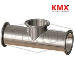 BioPharm Clamp Short Outlet Tee T7MPS-400PM