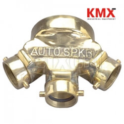 Triple Clapper Siamese Connection Back Outlet TCS6025F-NB