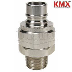 DQC V-Series Snap-Tite H/IH Interchange Valved Male Plug V10M10-SS