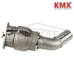 Dixon® Vapor Recovery Coupler x 45° Hose Shank VR4030CS-AL45